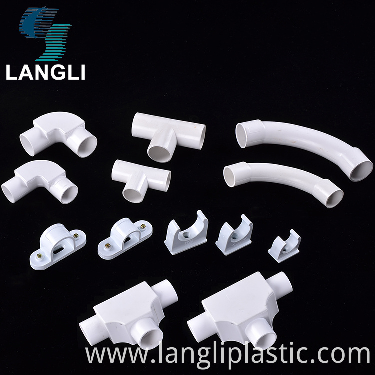 Fireproof Electrical pvc pipe fittings catalog China Manufacturer
